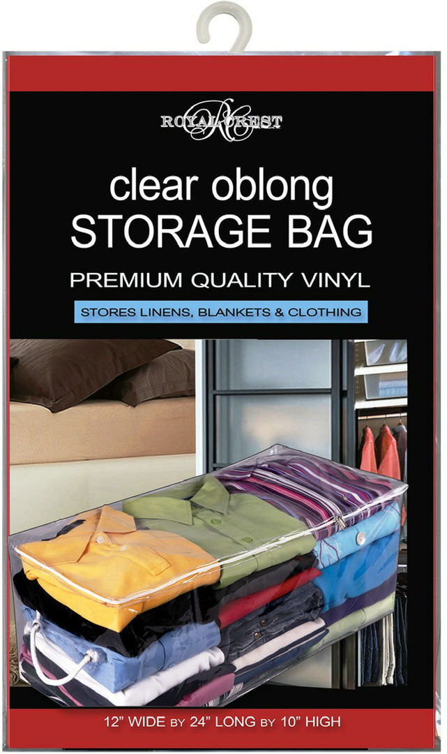 Storage Bag Clear Oblong Royal Crest