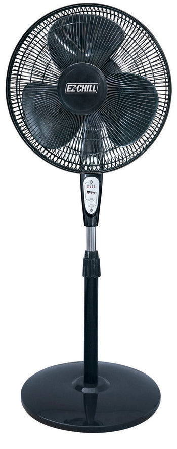 Deluxe Oscillating Pedestal Fan w/Remote (18") EZ-CHILL