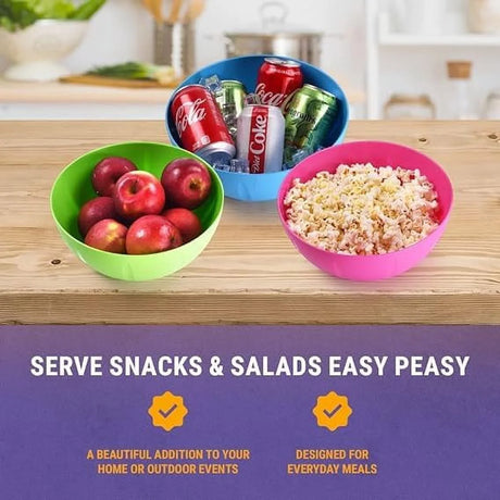 Green Serving Bowl | 10 Inch | Round | YBM Home