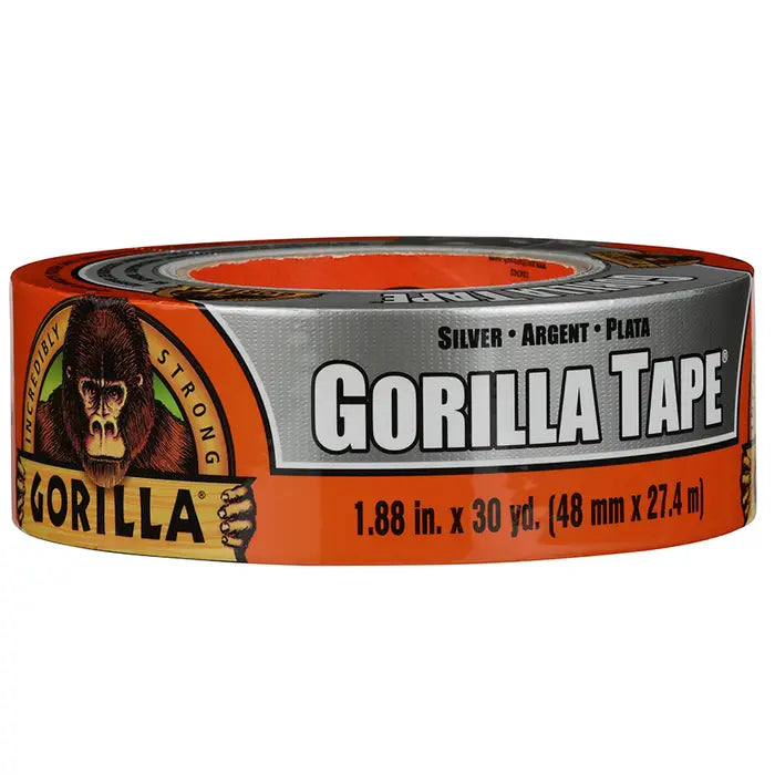 Gorilla Duct Tape | Silver | Weather Resistant | 1.88" x 30 Yards