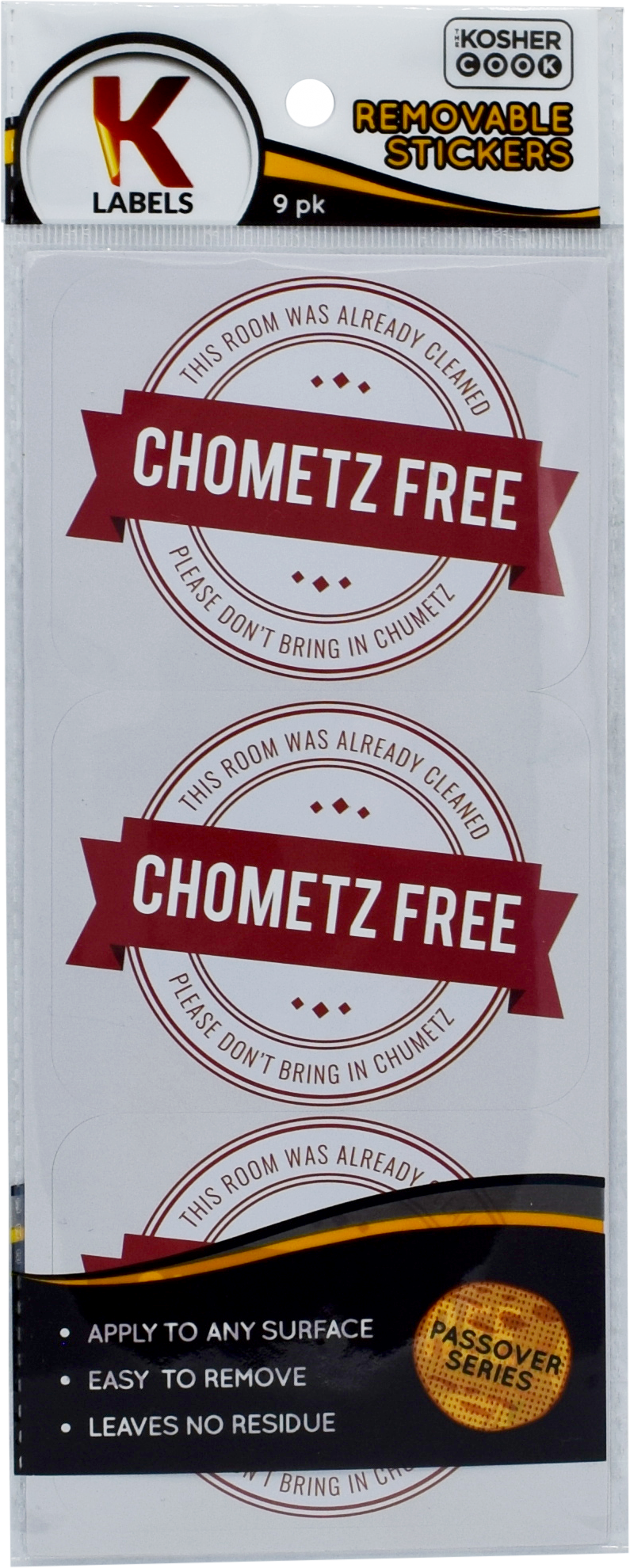 Chometz Free Stickers 10pk