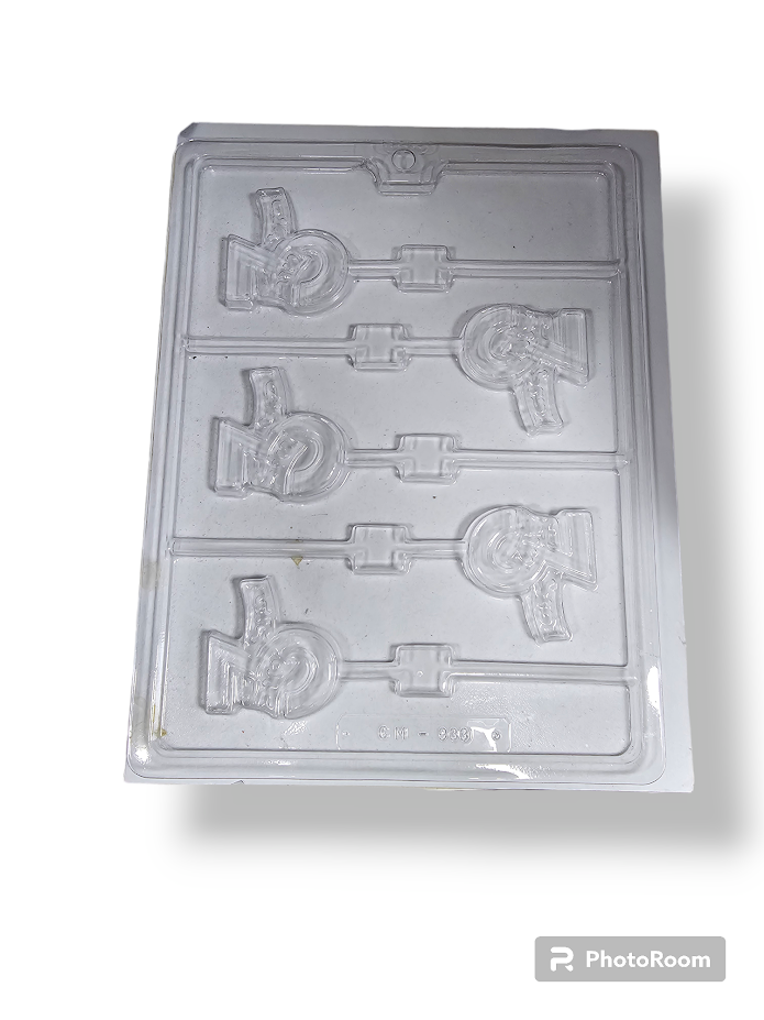 3 Mazel Tov Lolly Chocolate Mold
