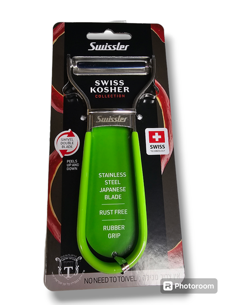 Swissler Silicone Non Slip Stainless Steel Y Peeler