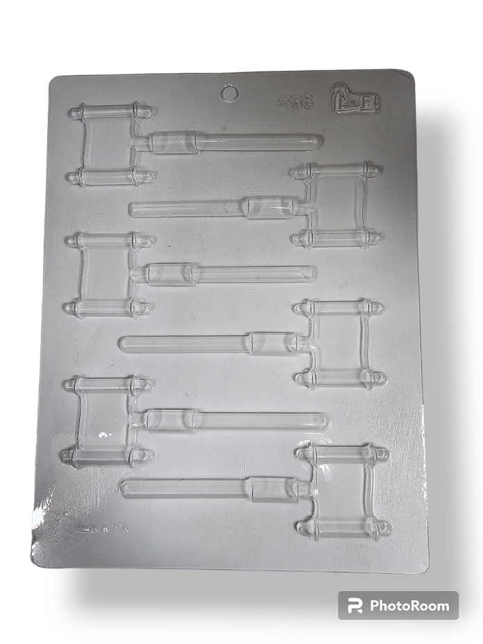 Open Torah Lolly Chocolate Mold