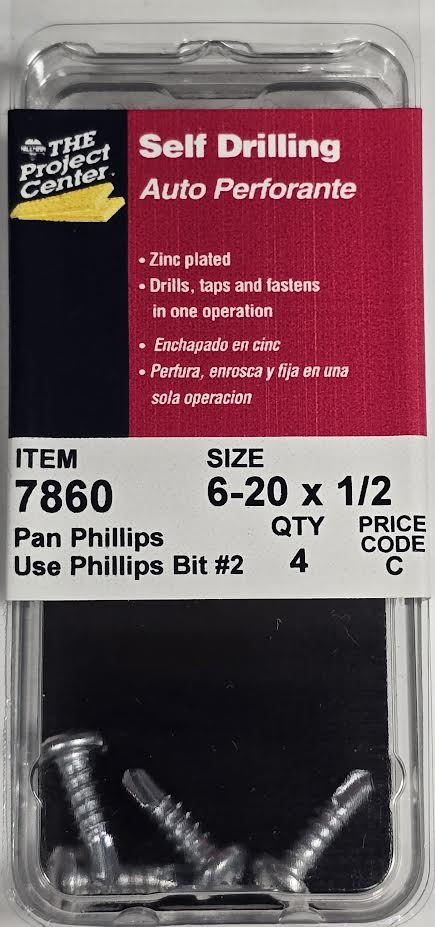 Self Drilling Screws 6-20 x 1/2 Hillman