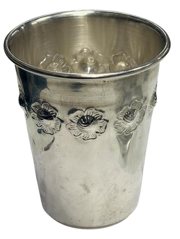 Kiddush Cup Flower Design 4oz