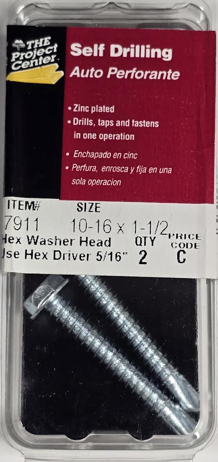 Self Drilling Screws 10-16 x 1-1/2 Hillman