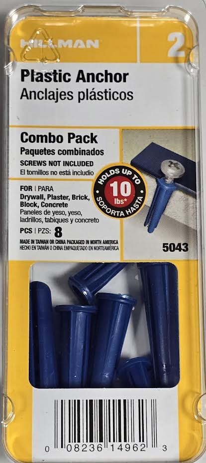 Plastic Anchor Combo Pack Hillman