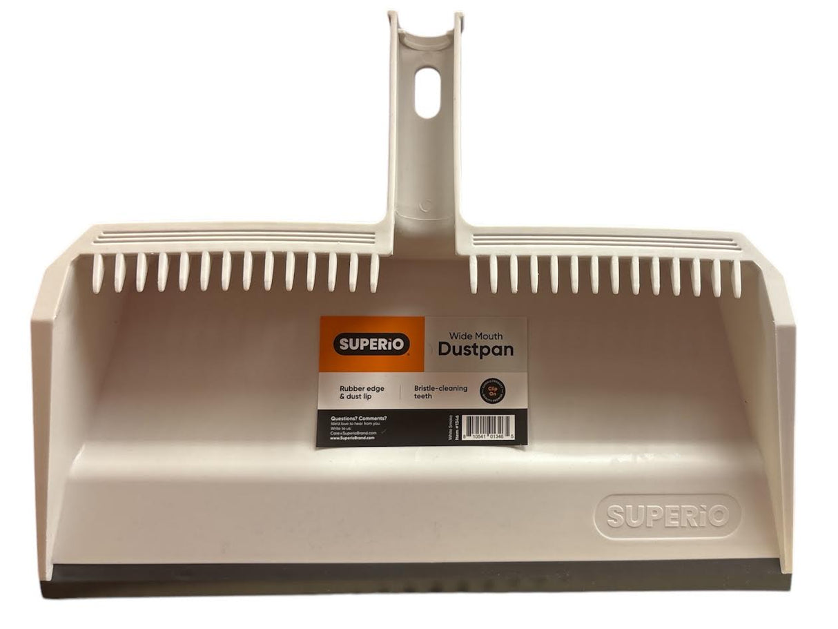 Wide Mouth Dustpan White