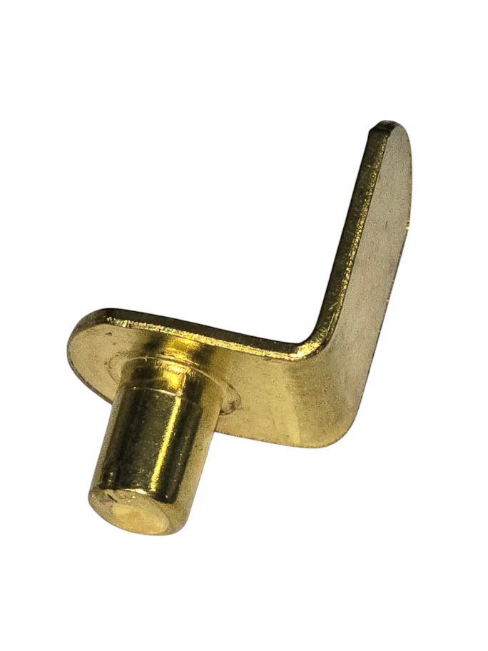 Yellow Zinc Shelf Pin 1/4" Hole x 3/8" Length Hillman