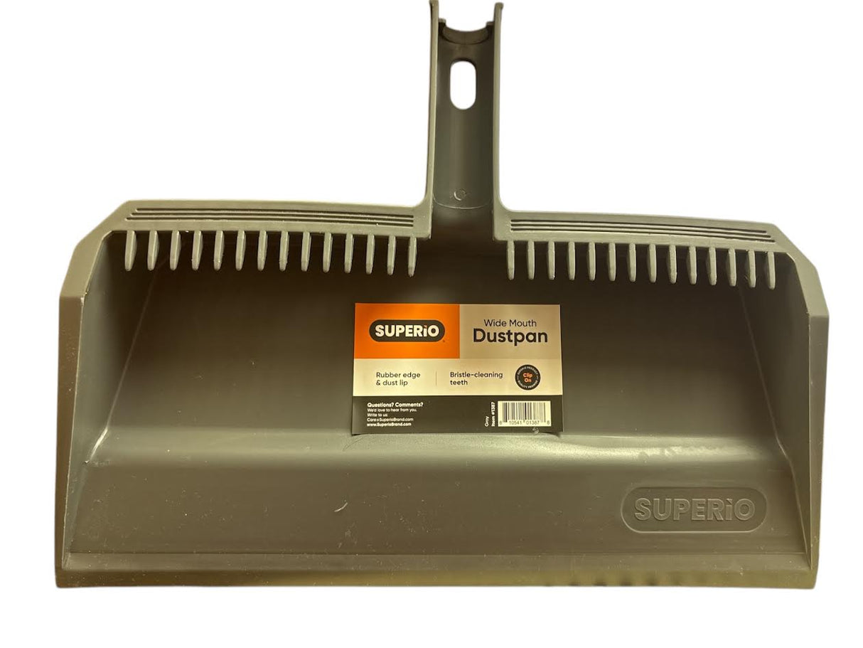 Wide Mouth Dustpan Gray