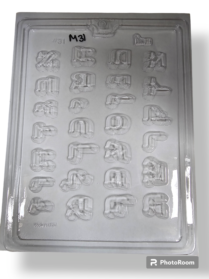 Aleph Bet Chocolate Mold B&D Exclusives INC
