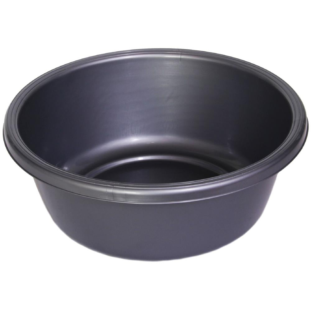 Round Plastic Wash Basin 11QT Grey (1151)