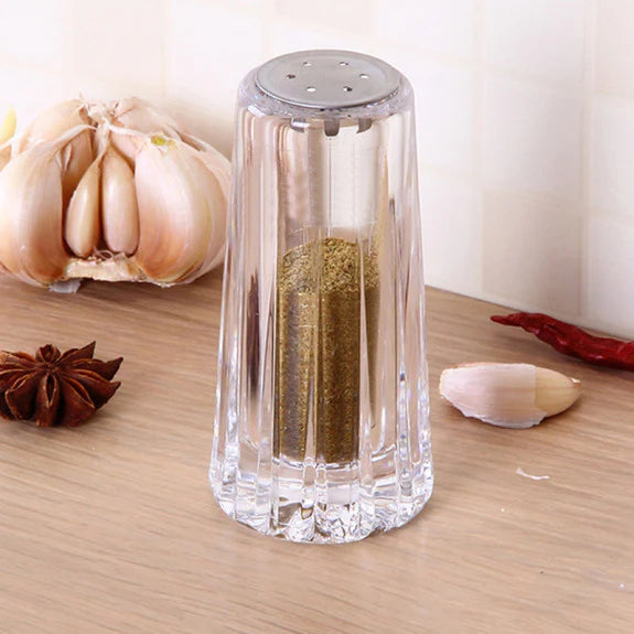 Salt and Pepper Shaker Acrylic with Stainless Steel Lid | 1.5oz | YBM Home