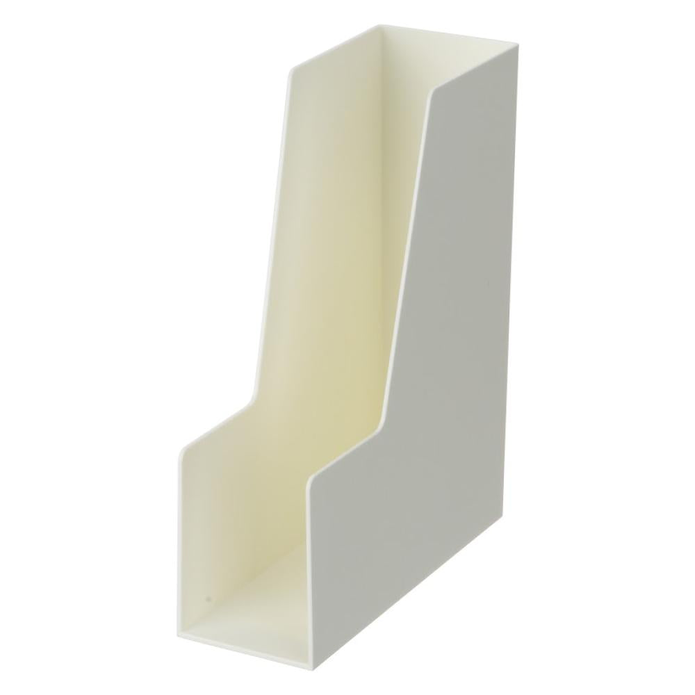 Magazine Holder White Plastic YBM