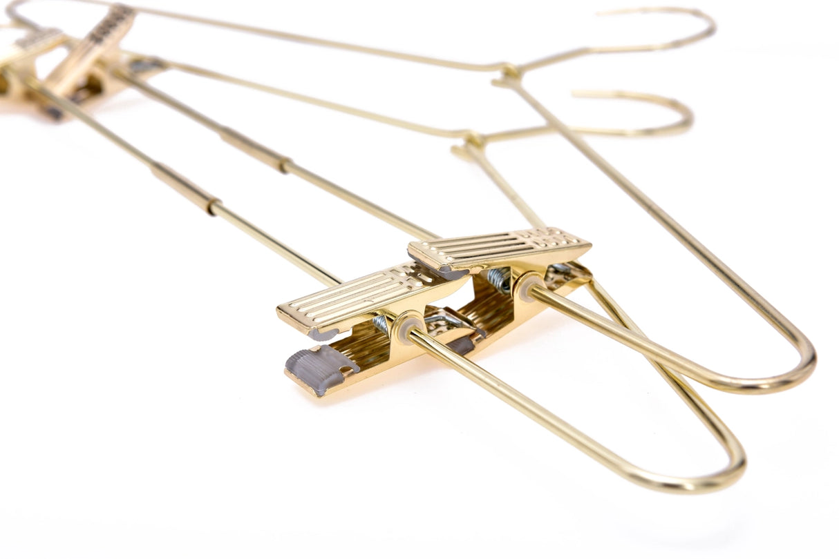Modern Gold Skirt Hangers 5PK - Quality Hangers