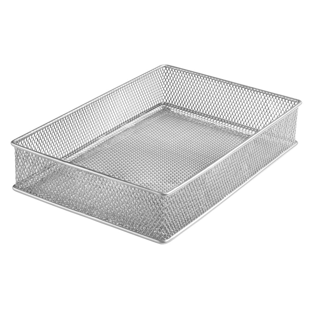 Silver Mesh Drawer Organizer (9" x 6" x 2") YBM