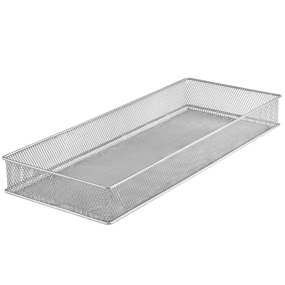 Silver Mesh Drawer Organizer (15" x 6" x 2" ) YBM