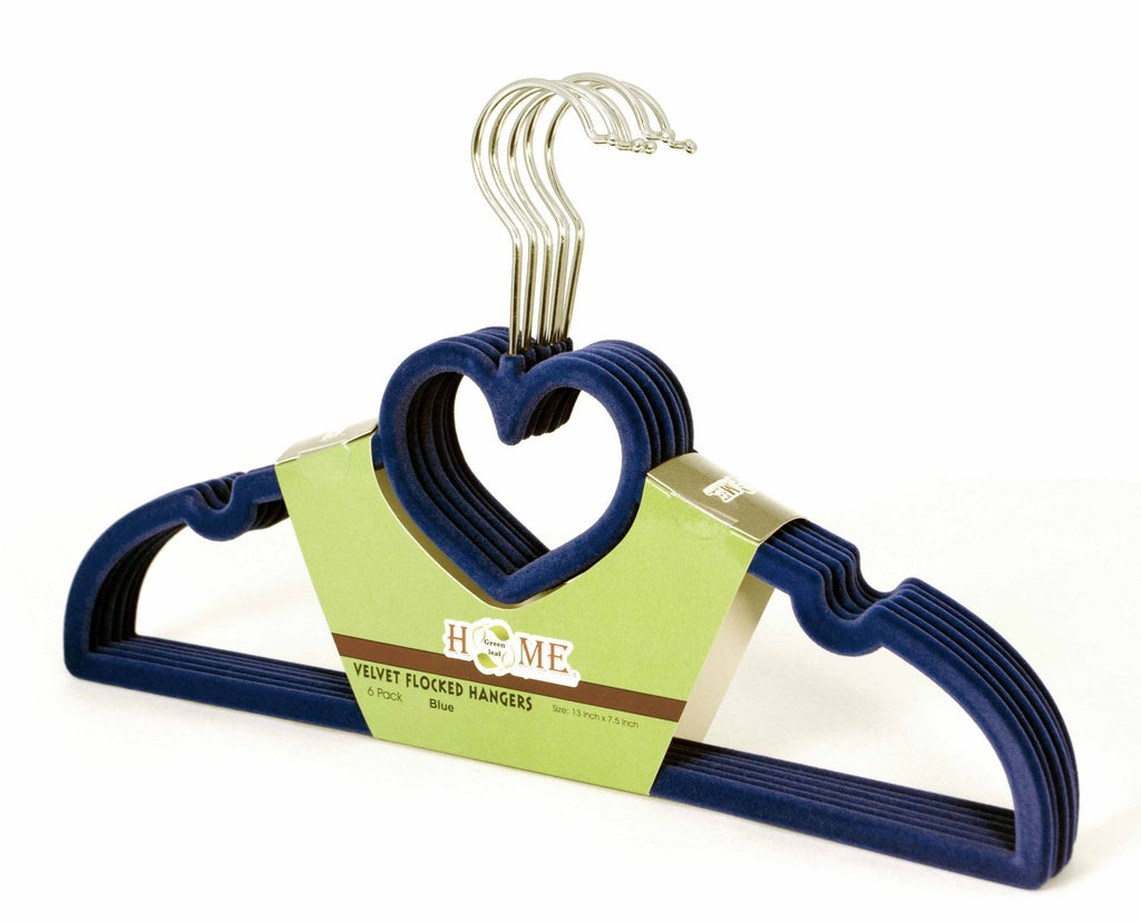 Velvet Kids Hangers Blue Uniware
