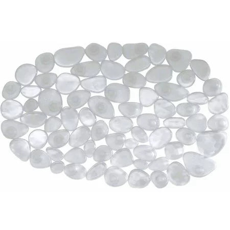Non Slip Bath Mat | Clear Pebble Grip | InterDesign