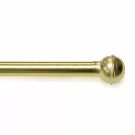 Curtain Cafe Rod 5/8" Gold 28"- 48"