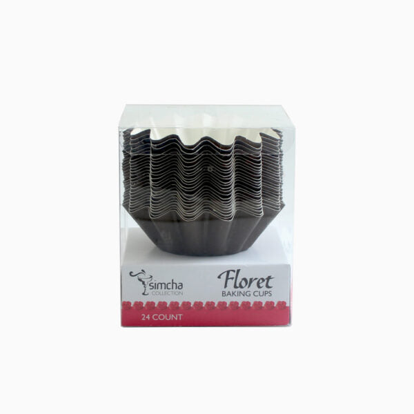Floret Baking Cups Brown Small 24PK