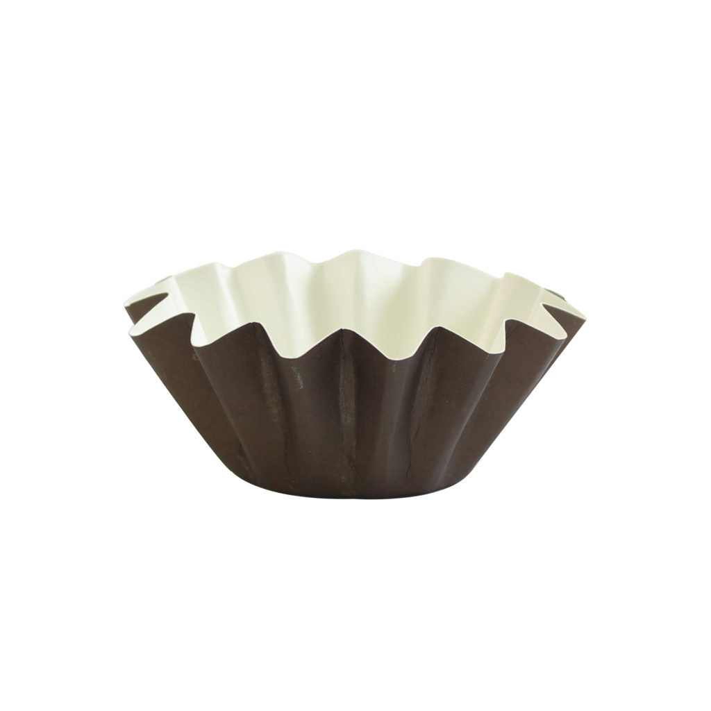 Floret Baking Cups Brown Large 20 Count