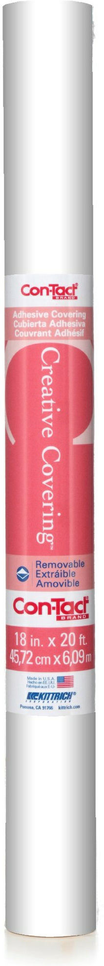 Solid White 3YD Contact Paper