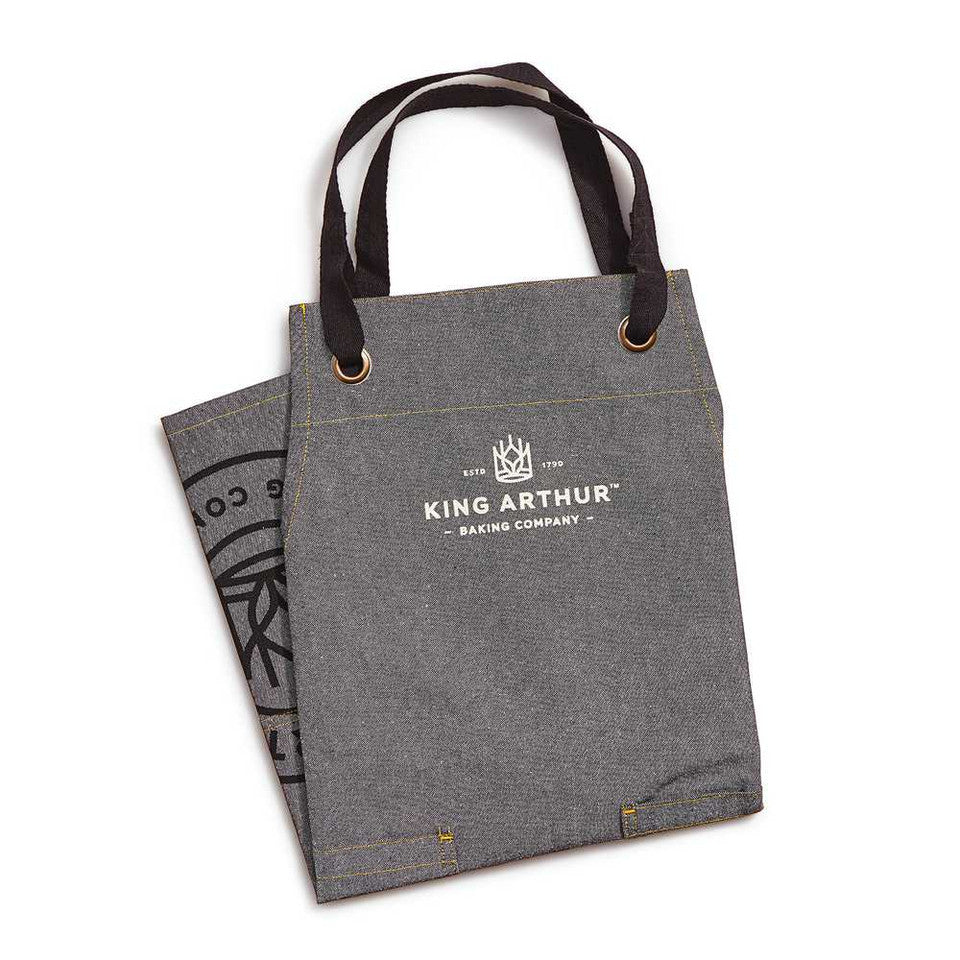 Adult Apron | 28" x 29" | Cotton Grey | King Arthur Baking Company