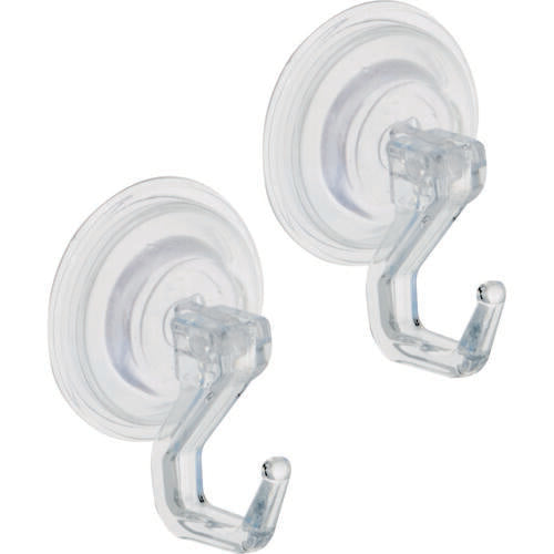 Suction Hook 2PK Clear Inter Design