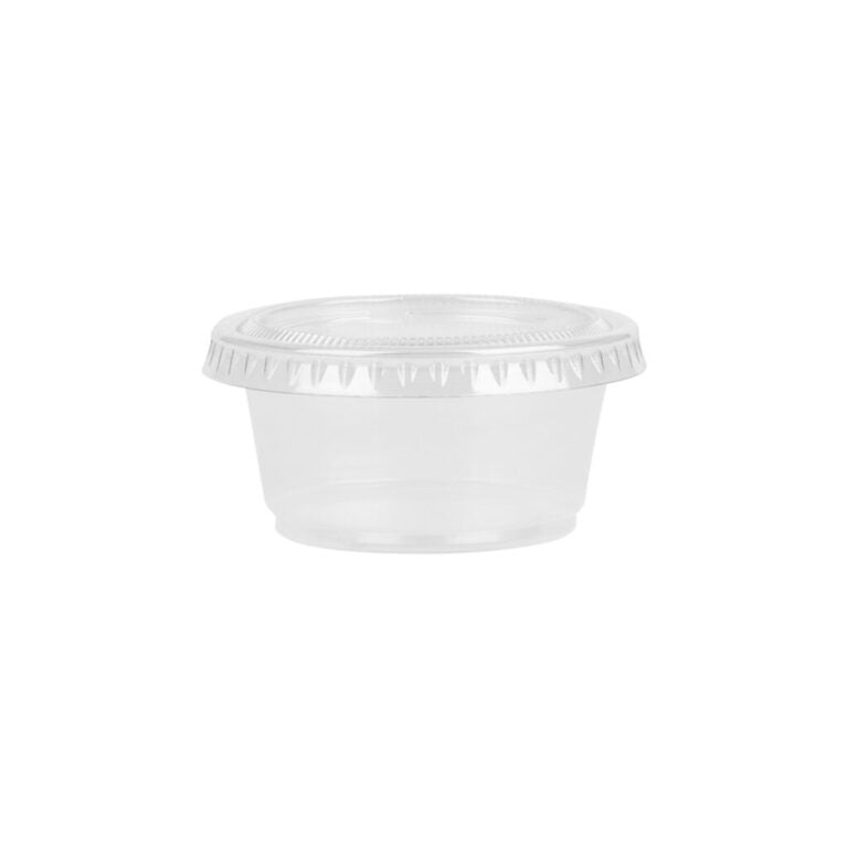 Portion Cup w/Lids 2oz Plastic House