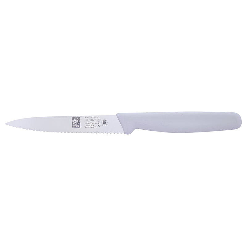 ICEL 4.25" Serrated Paring Knife - Pointy Tip