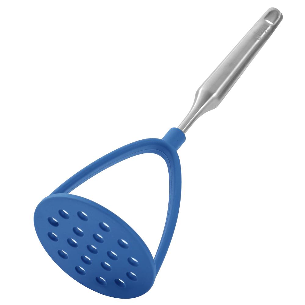 Silicone Potato Masher Blue YBM