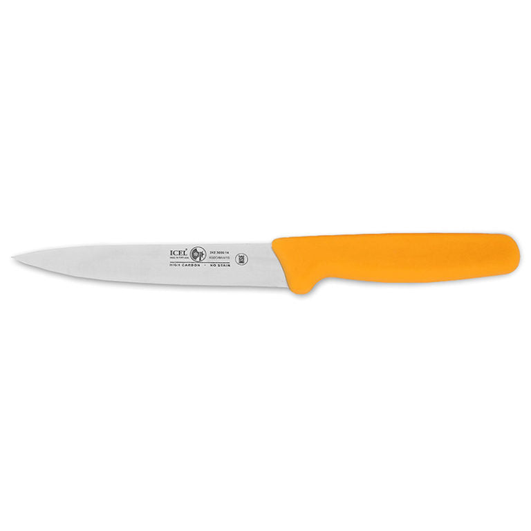 ICEL 5.5" Straight Utility Knife - Pointy Tip