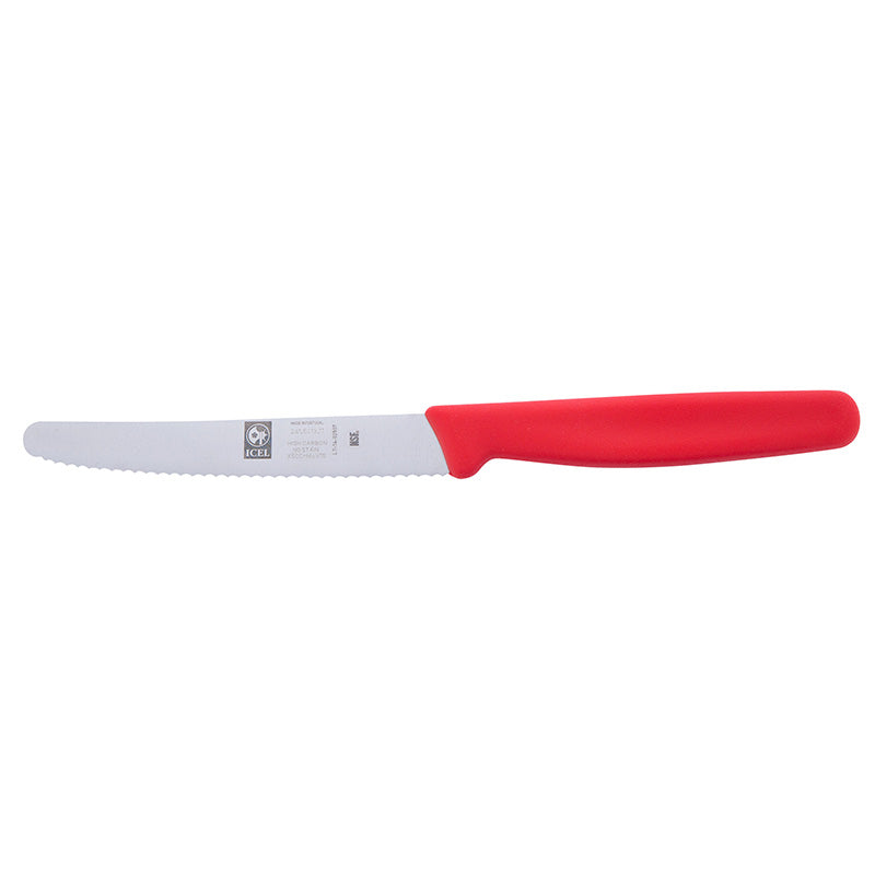 ICEL 4.25" Serrated Paring Knife - Round Tip
