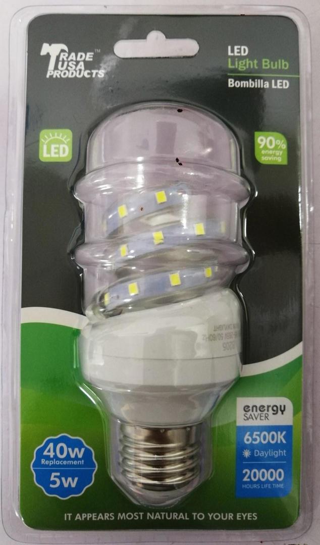 Spiral Bulb LED 5W 40W Rade USA