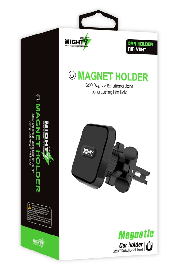 Magnetic Air Holder For Car Vent | Black | Mighty Wireless
