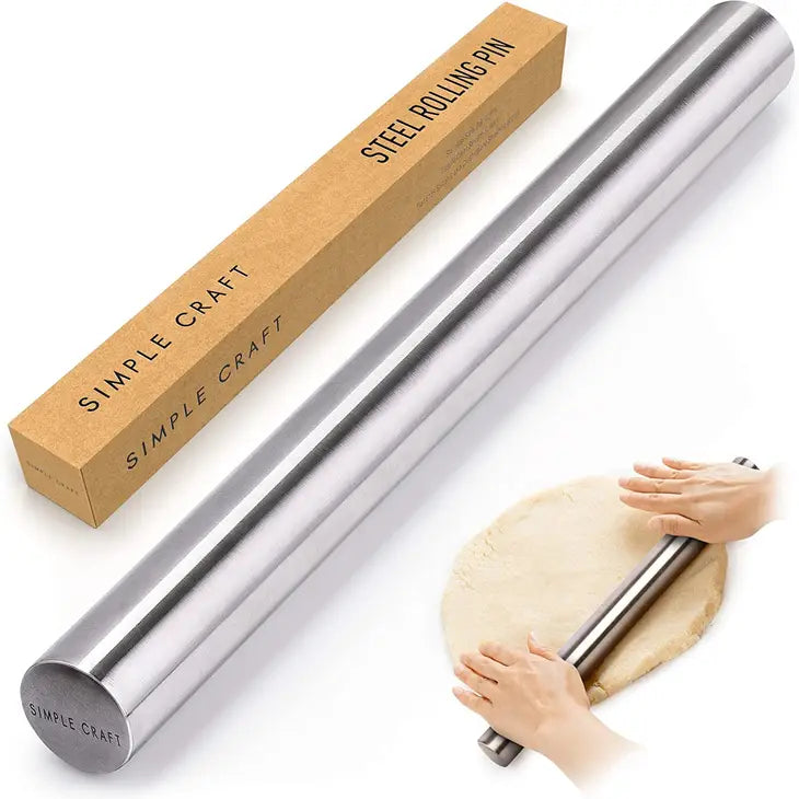 Rolling Pin Steel Zulay Kitchen