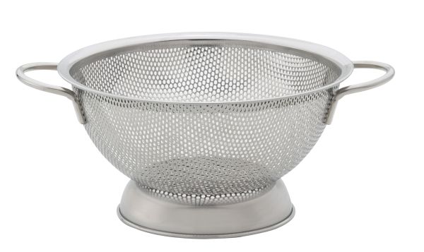 Perforated Colander Stainless 7-1/2" Harold Import