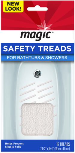 Safety Treads For Bathtubs & Showers | Shower Strips | Magic