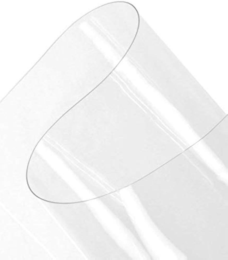 Plastic By Yard Med Clear #12