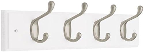 Satin Nickel Hooks White Board