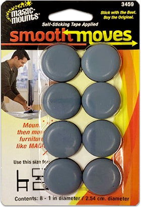 Smooth Moves (1" Diameter) 8PK Magic Mounts