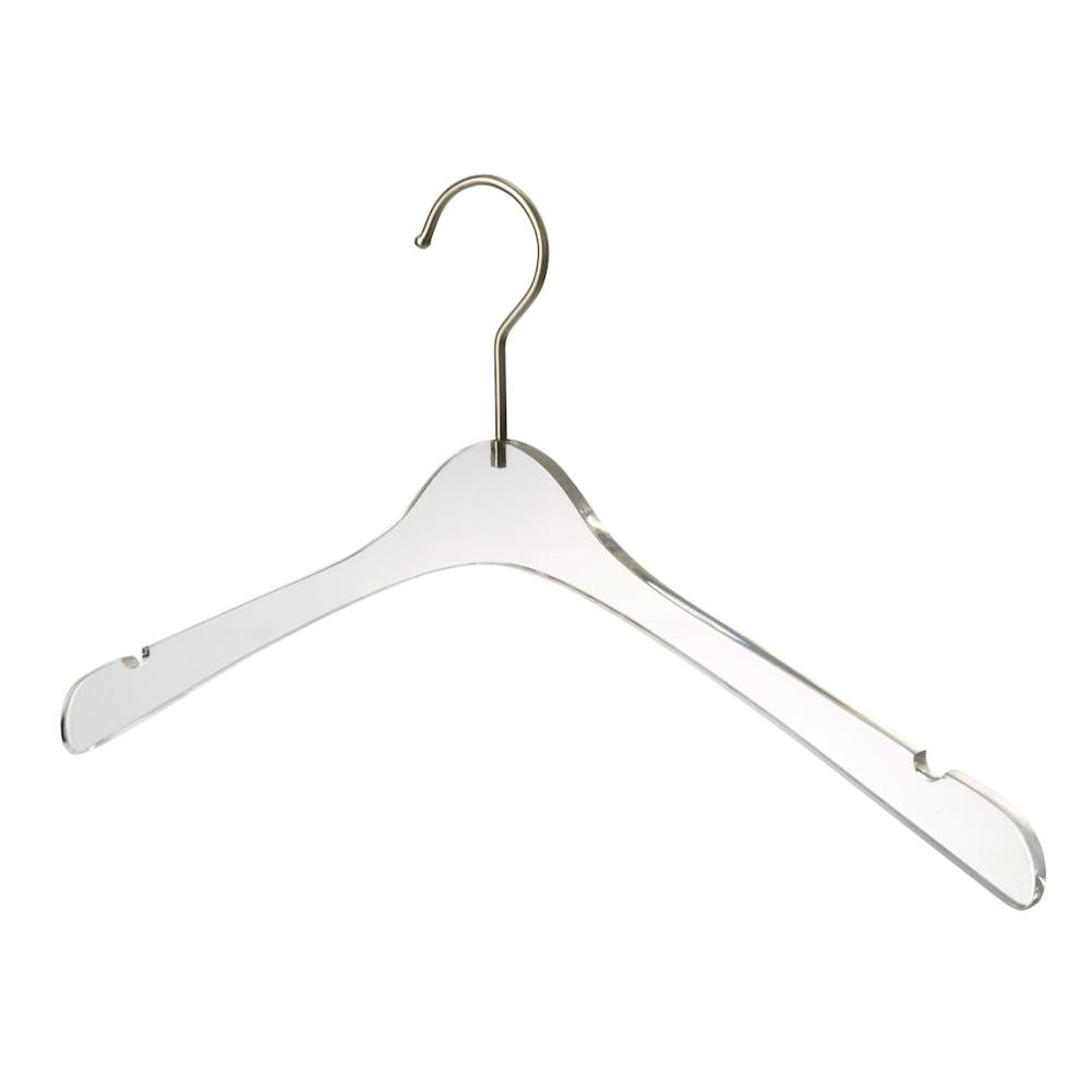 Men's Hanger Clear w/Silver Hook