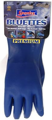 Bluettes Knit Rubber Glove