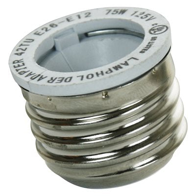 Medium Base To Candelabra Base Socket Sunlite