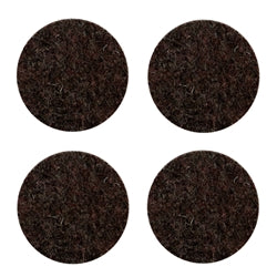 Round Felt Furniture Pads Dark (1-1/4") Flexi Felt
