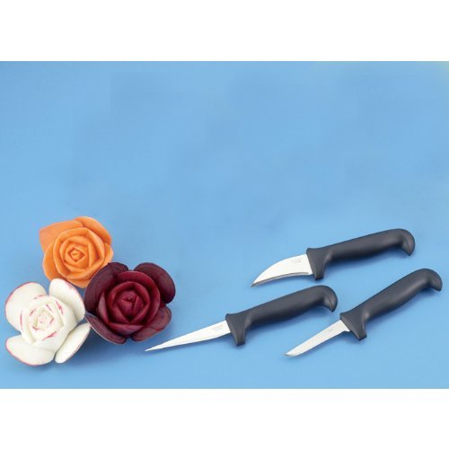 Paring Knife Japanese Stainless Steel | 3pcs Black | Chef Harvey