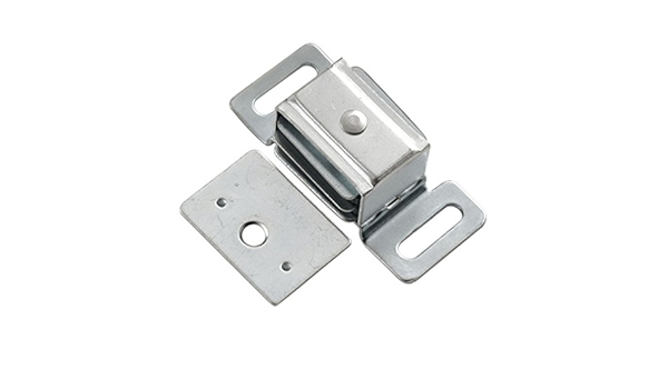 Double Magnetic Catch With Metal Housing | Silver | Tuff Stuff
