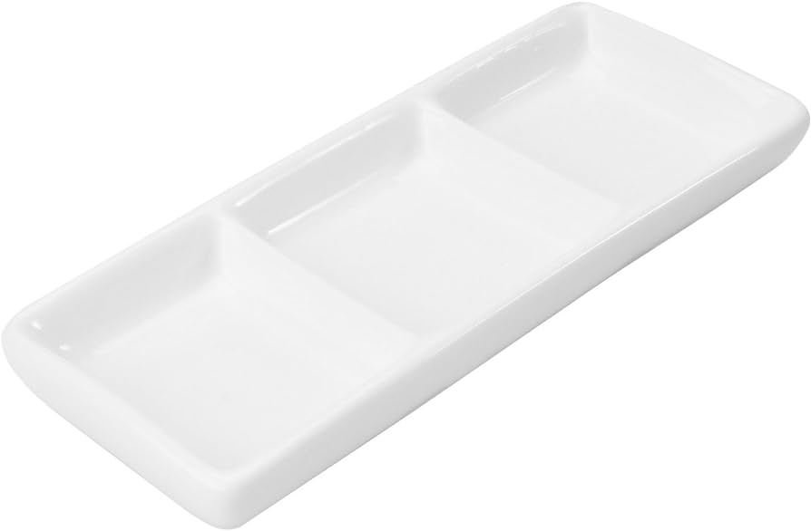 3 Compartment Appetizer Tray 6" Vikko